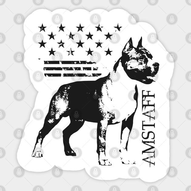 American Staffordshire Terrier - Amstaff Sticker by Nartissima